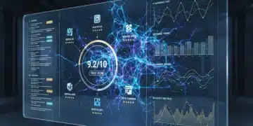 AI algorithms analyzing software reviews for trust and transparency